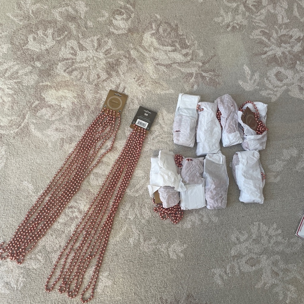 Martha Stewart Copper Beaded Garland